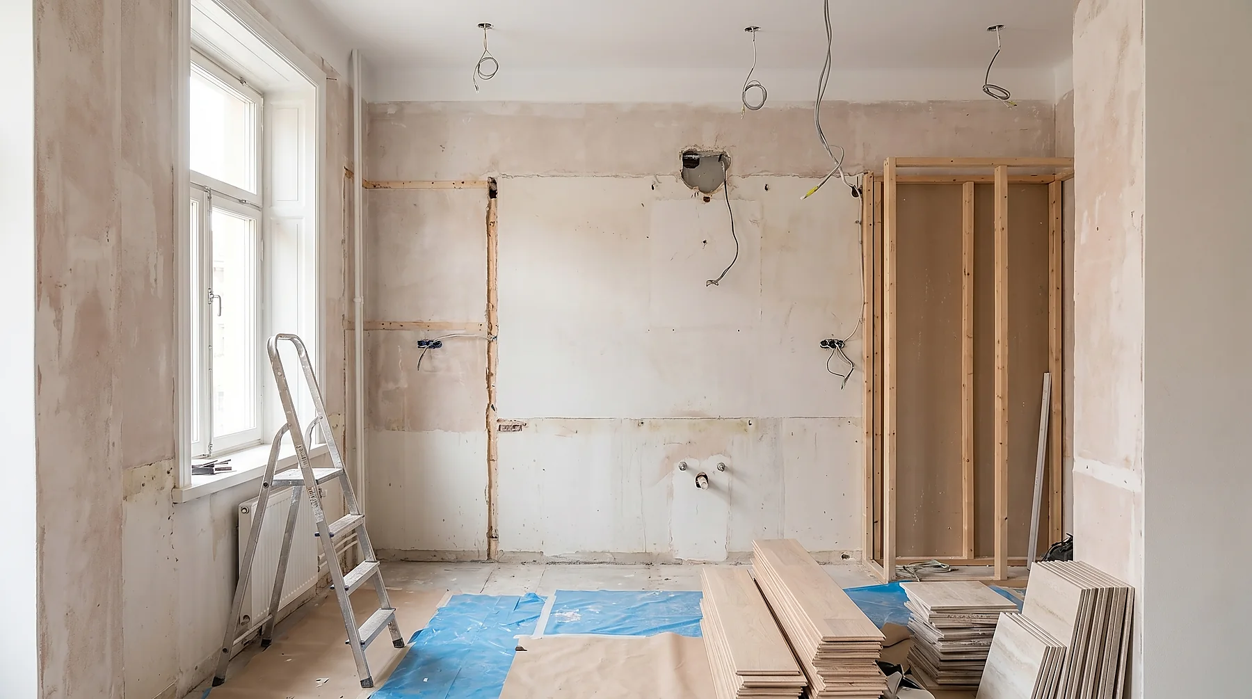 Lägenhet V1 före renovering av Hemreform